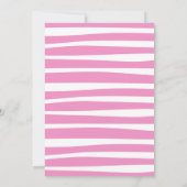 Pink Kitten Girls Einladung zum Geburtstag (Rückseite)