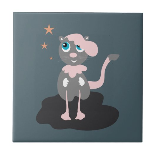 Pink Kitty Fliese (Vorderseite)