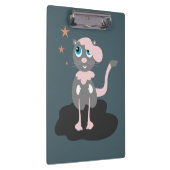 Pink Kitty Klemmbrett (Rechts)