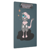 Pink Kitty Klemmbrett (Rechts)