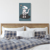 Pink Kitty Leinwanddruck (Insitu (Schlafzimmer))