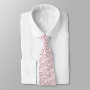 Pink Kleeblatt Neck Tie Krawatte