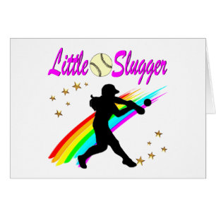 PINK KLEINE LÖSUNG-SOFTBALLMÄDCHEN-DESIGN