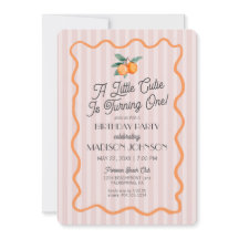 Pink Kleine Süsse Pastellfarben Zitrus Thema Gebur