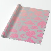 PINK-KLOUD-PATTER CHINESISCH GESCHENKPAPIER (Ungerollt)