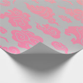 PINK-KLOUD-PATTER CHINESISCH GESCHENKPAPIER (Ecke)