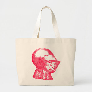 Pink Knight Mittelalterlicher Rüstungshelm Ritter Jumbo Stoffbeutel