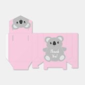 Pink Koala Bear Baby Dusche Geschenkschachtel (Ungefaltet)