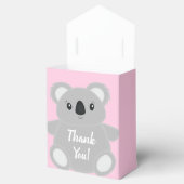 Pink Koala Bear Baby Dusche Geschenkschachtel (Geöffnet)