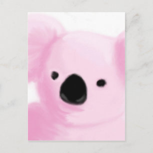 Pink Koala Postkarte