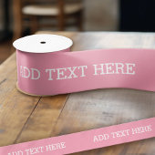 Pink kreieren Sie sich selbst - machen Sie es zu I Satinband