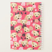 Pink Labrador Planner Notebook Planer (Rückseite)