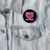 Pink Labrador Week 2024 Medical Labrador Science L Button (Beispiel)