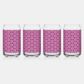 Pink Labyrnth Trinkbehälter Set Dosenglas (Links)