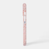 Pink Lace and Tulle Feminine Phone Case iPhone 16 Hülle (Linke Seite)