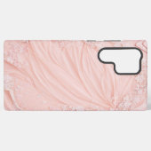 Pink Lace and Tulle Feminine Phone Case Samsung Galaxy Hülle (Rückseite (Horizontal))