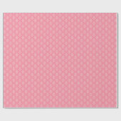 Pink Lace auf Pink Vintag Geschenkpapier (Flach)