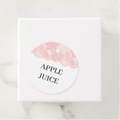 Pink Lace Bottle Tags Geschenkanhänger (Beispiel)