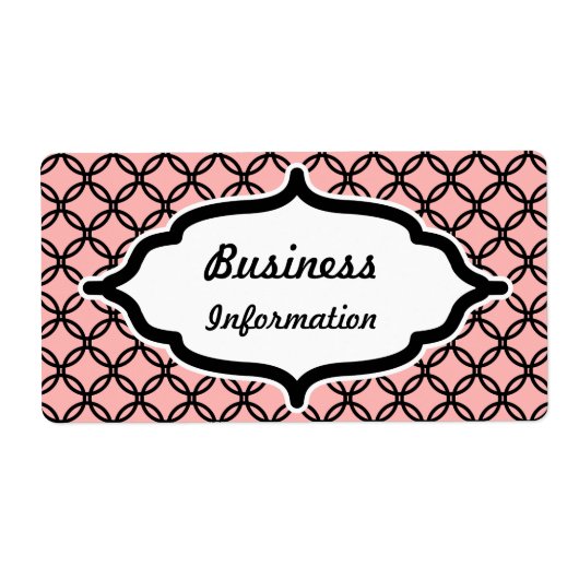 Pink Lace Custom Labels (Vorne)