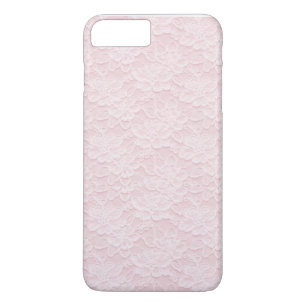 Pink Lace Design Handy Case