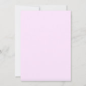 PINK LACE ELEGANT CLASSY WEDY EINLADUNG (Rückseite)