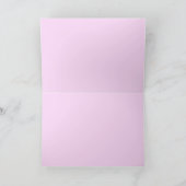 Pink Lace Elegante Mothers Day Card Karte (Innenseite)