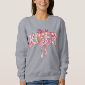 Pink Lace er is Rised Sweatshirt (Vorderseite)