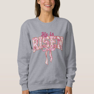 Pink Lace er is Rised Sweatshirt