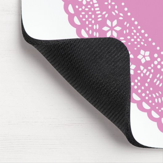 Pink Lace Heart Mousepad (Ecke)