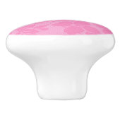 Pink Lace Lacy Floral Lingerie Drage Dresser Keramikknauf (Seitenansicht)