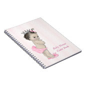 Pink Lace Princess Baby Showroom Gästebuch Notizblock (Rechte Seite)