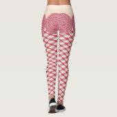 Pink Lace und Fishnet Leggings (Rückseite)