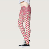 Pink Lace und Fishnet Leggings (Links)