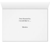 Pink Lace Werden Sie meine Bridesmaid Faltkarte se (Innenansicht Horizontal (Unten))