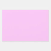 Pink Lace & White Floral Lattice Pattern Geschenkpapier Set (Vorderseite 2)