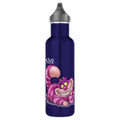 Pink lächelnde Katzen Edelstahl personalisieren Edelstahlflasche (Rechts)