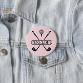 Pink Ladies Golf Name Button (Beispiel)