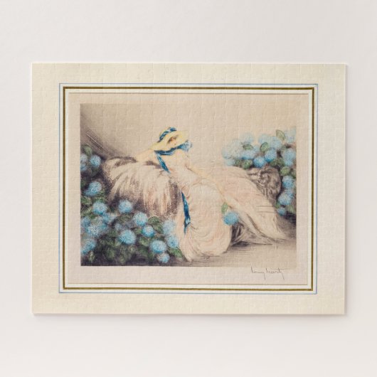 Pink Lady, 1933 von Louis Icart Puzzle (Horizontal)