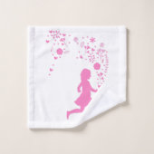 Pink Lady. Badhandtuch Set (Waschlappen)