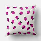 Pink Lady Bug Kissen (Rückseite)