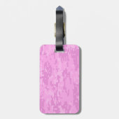 Pink Lady Digital Camouflage Muster Gepäckanhänger (Rückseite vertikal)