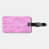 Pink Lady Digital-Tarnmuster Gepäckanhänger (Rückseite horizontal)