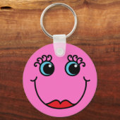 Pink Lady Face Schlüsselanhänger (Vorderseite)