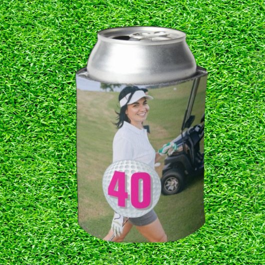 Pink Lady Golf-40 Themed Dosenkühler