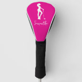 Pink Lady Monogram Golf Headcover (Vorderseite)