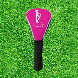 Pink Lady Monogram Golf Headcover