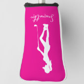 Pink Lady Monogram Golf Headcover (Rotieren 90)