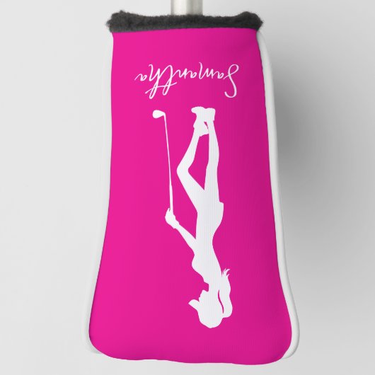 Pink Lady Monogram Golf Headcover (Rotieren 90)