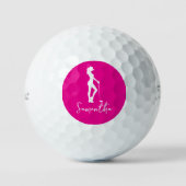 Pink Lady Monogram Golfball (Vorderseite)
