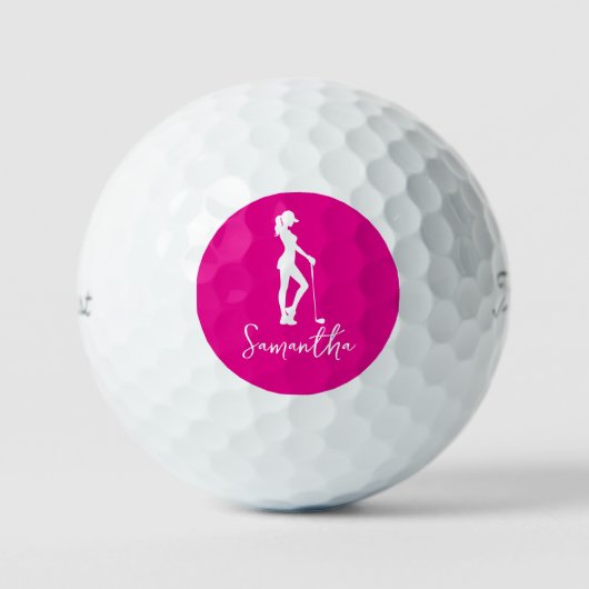 Pink Lady Monogram Golfball (Vorderseite)